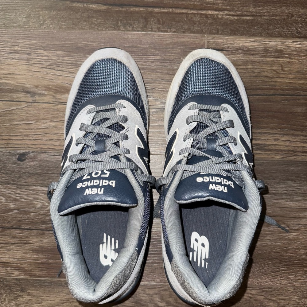New Balance Men's Navy and Light Gray Sneakers - Picture 4 of 7